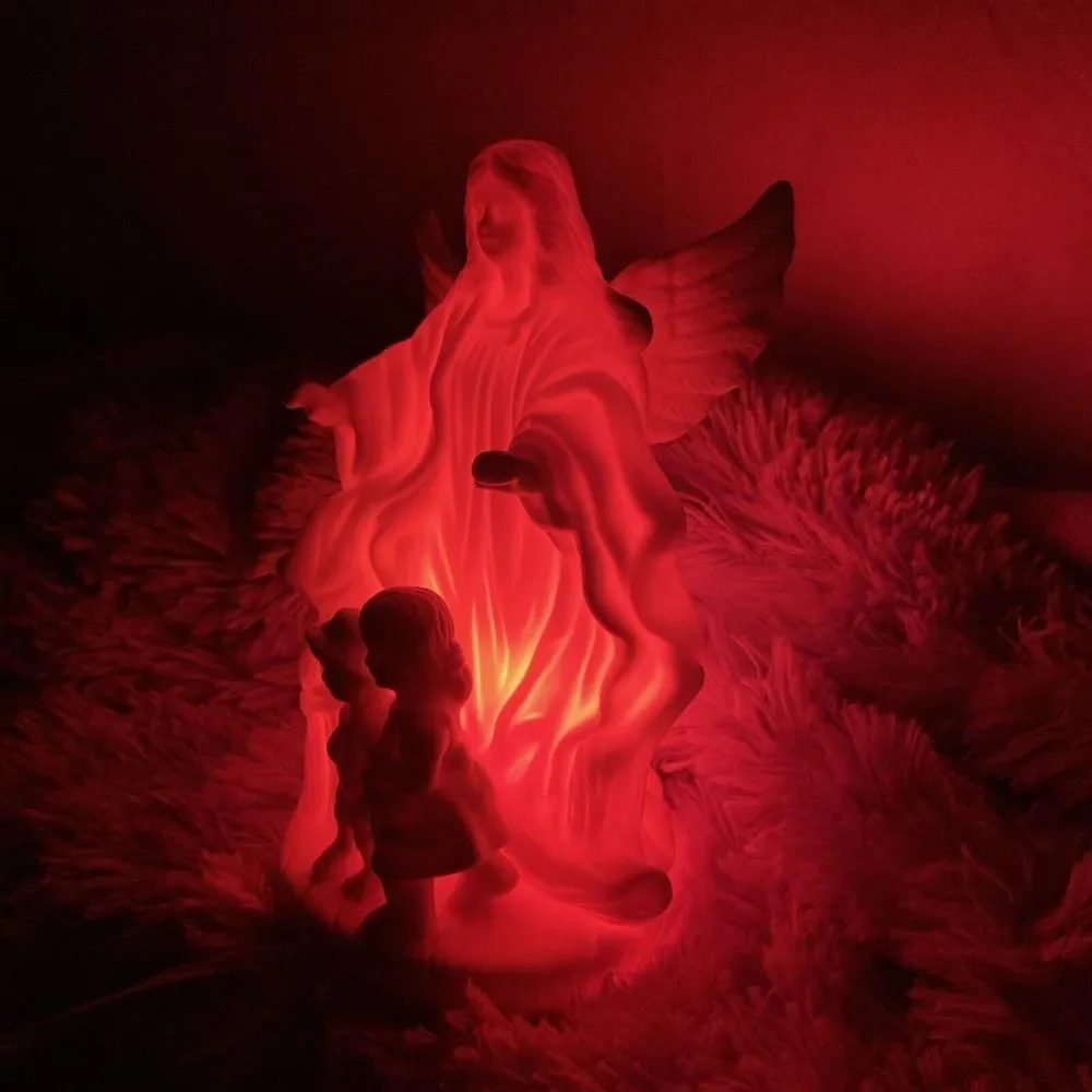 Vintage 1999Gift Collection By Lincolnshire Porcelain Guardian Angel Night Light